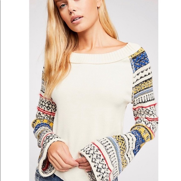 💖HP 10/27💖Free People long sleevesknitted top - Picture 8 of 8